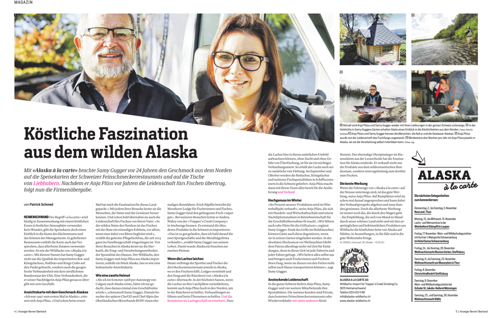 Artikel Jungfrauzeitung Alaska Wildlachs